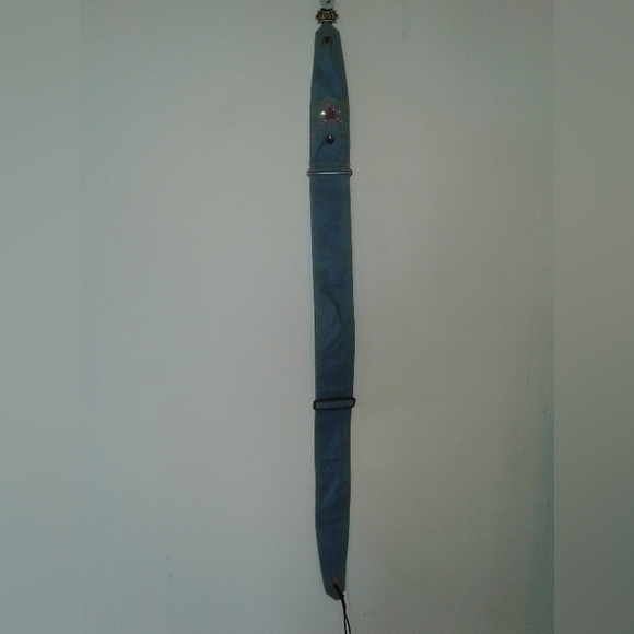 NWT Levy's denim jeans Guitar Strap & Gig bags with Rhinestone hearts - Picture 6 of 6